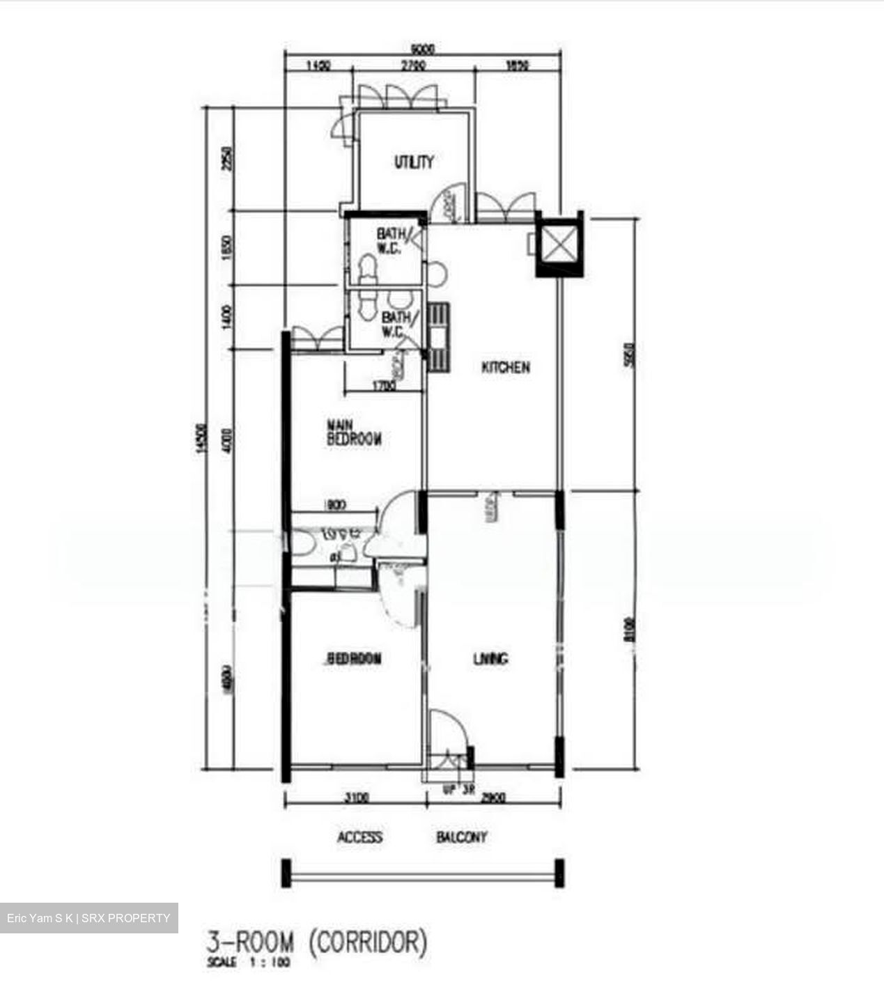 Blk 117 Bedok North Road (Bedok), HDB 3 Rooms #577819311